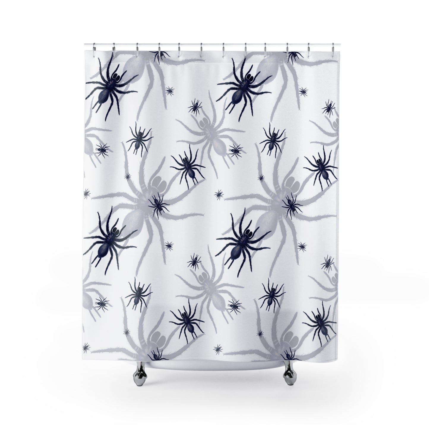 Halloween Spiders - SHOWER CURTAIN - Home Decor, Bathroom Decor, Holiday Decor