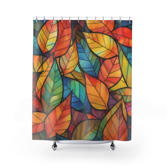 FALL Changing Leaves - SHOWER CURTAIN - Home Decor, Bathroom Decor, Holiday Decor